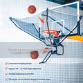 Automatic basketball training return device with cowhide leather construction for shooting practice