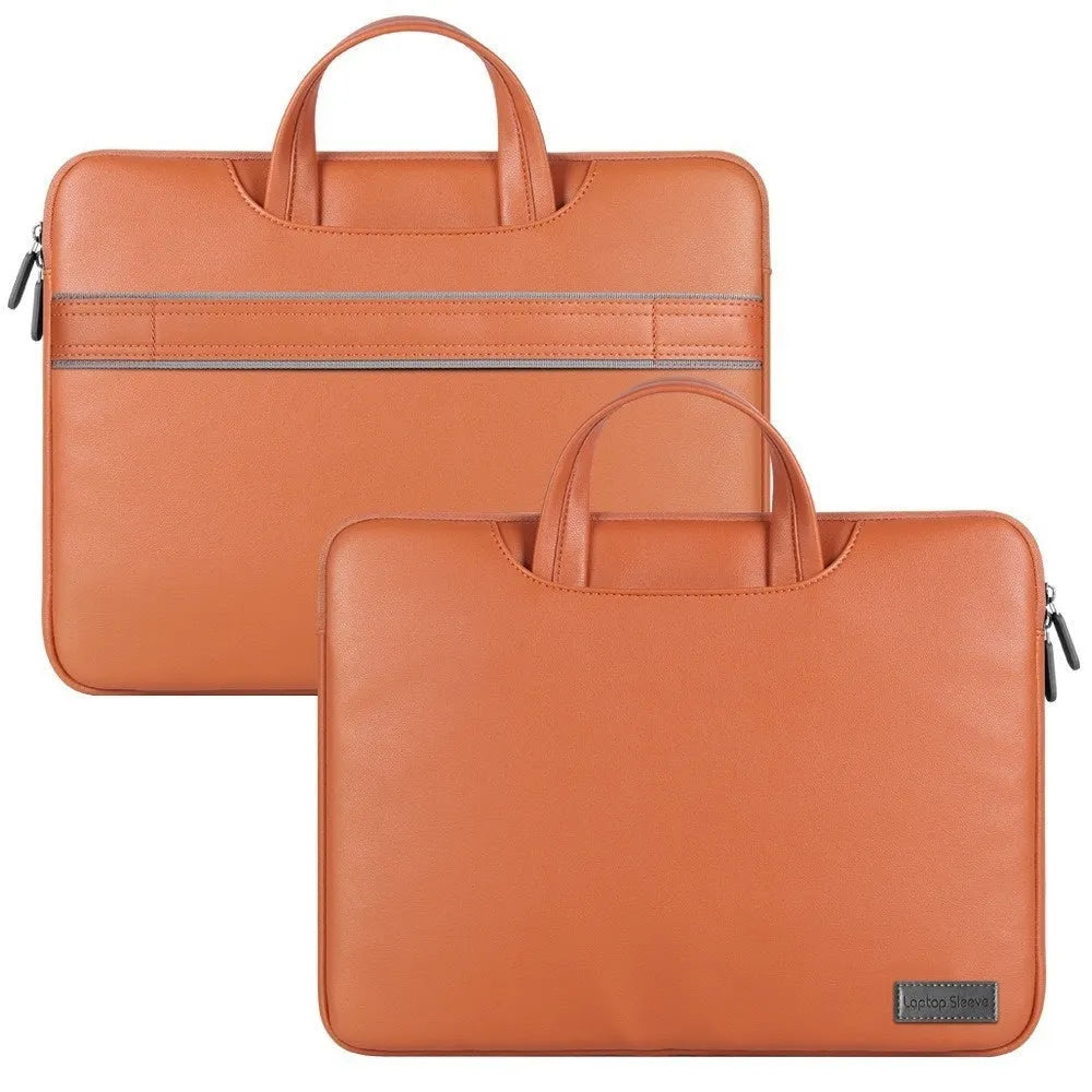 Pu laptop bag with integrated power pack for 13-16 inch notebooks