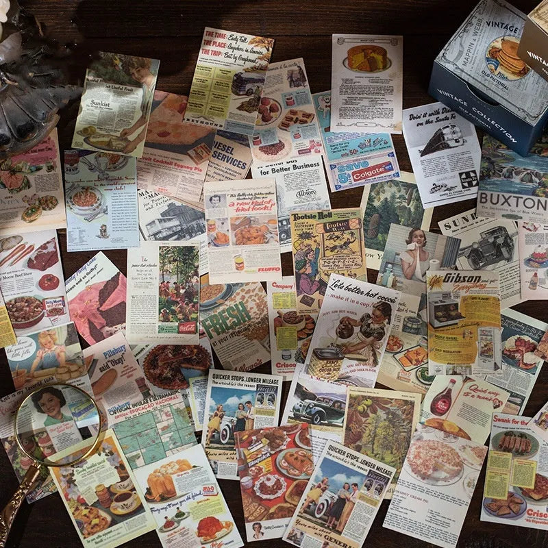 Box containing 320 retro style stickers in 4cm by 6cm size with Secret Land design.