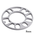 Set of ET wheel hub widening gasket spacers in 3mm, 5mm, 6mm, 8mm, and 10mm thicknesses for automobile modification.