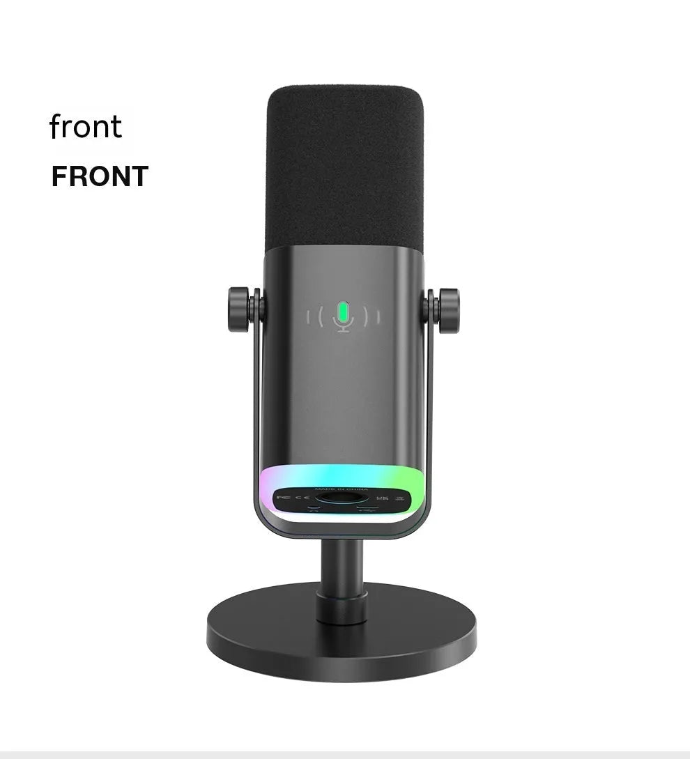 Dynamic noise reduction multifunctional microphone in black, pink or white with optional black or white BM63 bracket