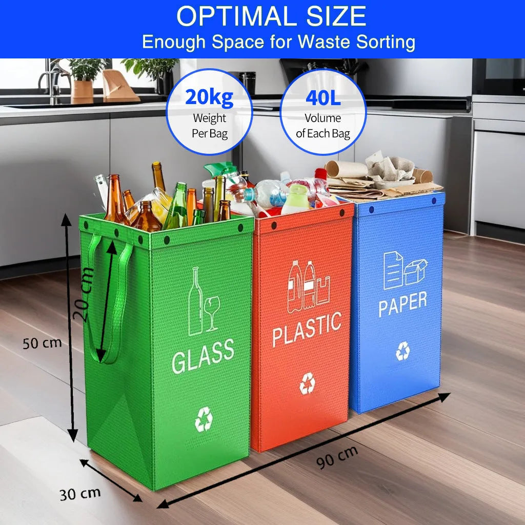 40L handbag waterproof garbage bin in various colour options with plastic liners