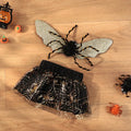 Polyester dog suit costume in classic suit colour, shown in size options S, M, L, XL for Halloween.