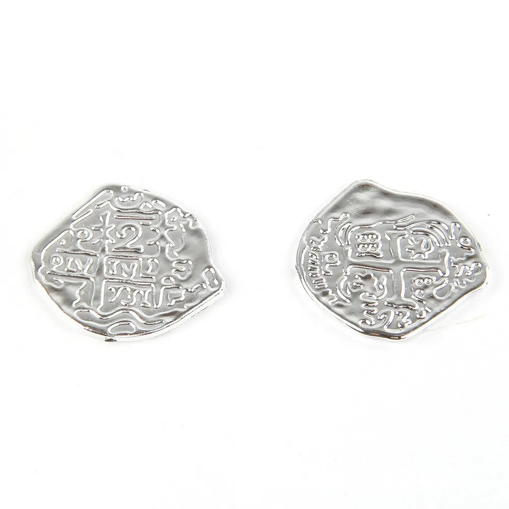 100 plastic replica Roman coins with electroplated gold, silver, or bronze metallic finish