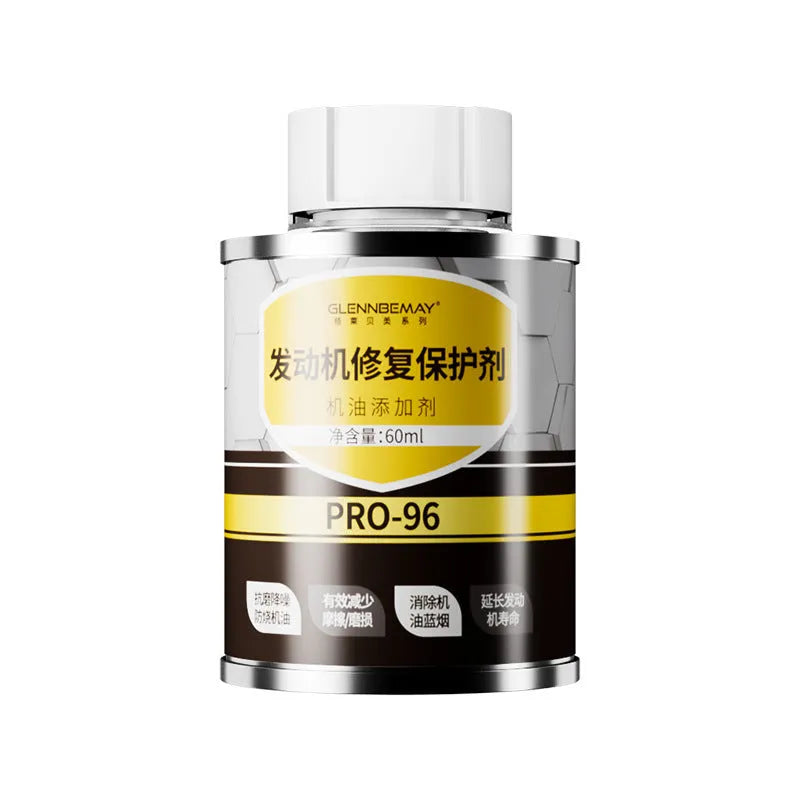 60ml engine oil anti-wear additive bottle with white cap for car engine protection