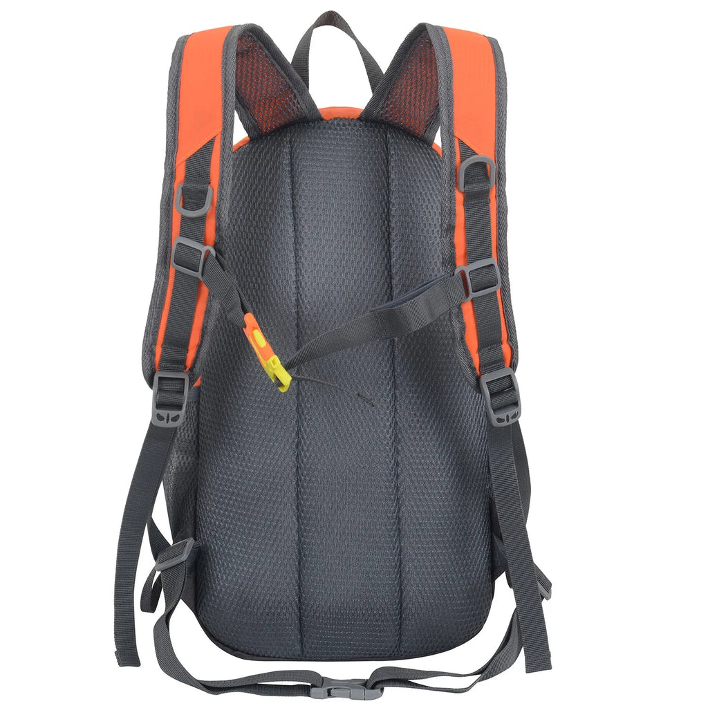 Sports backpack with air pillow belt system for mountaineering hiking camping