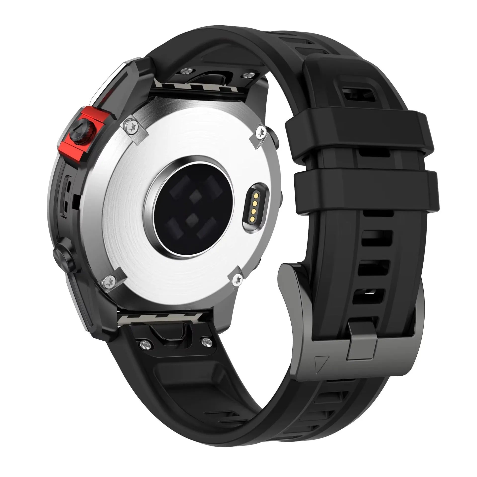 Jiaming Fenix7 silicone quick release watchband in multiple colours showing 20mm 22mm 26mm size options