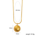 Stainless steel necklace with a choice of apple, grape, watermelon, pineapple, strawberry, or banana fruit pendant.
