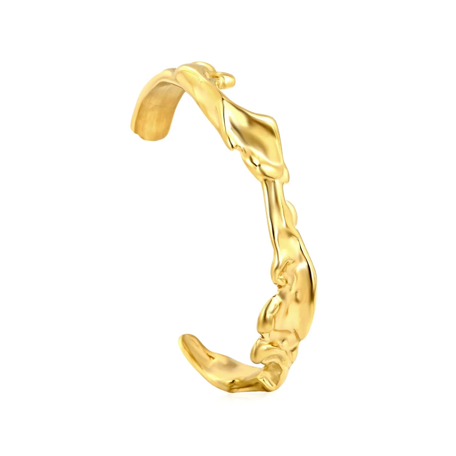 Adjustable stainless steel alloy bracelet shown in an advanced style for men and women.