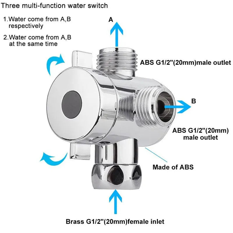 Copper water distributor joint fitting with modern design for plumbing systems.