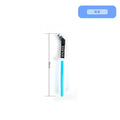 Off-road style plastic portable drinking straw with suction tube for outdoor hydration
