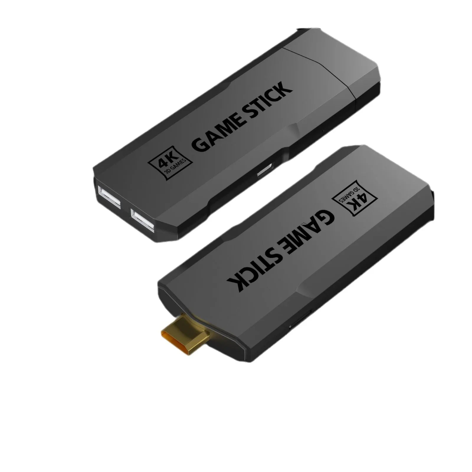 Compact 4K wireless open source TV game console with controller and cables