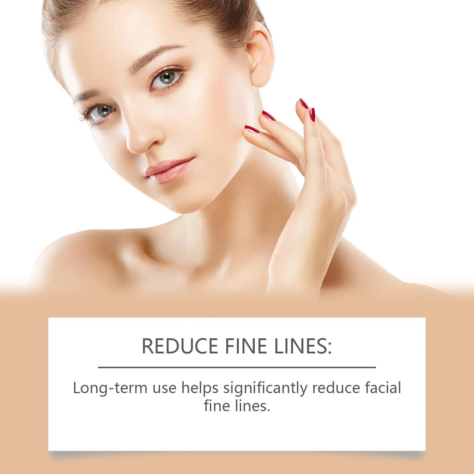 30ml anti-ageing liquid in dropper bottle with hyaluronic acid and bee venom serum