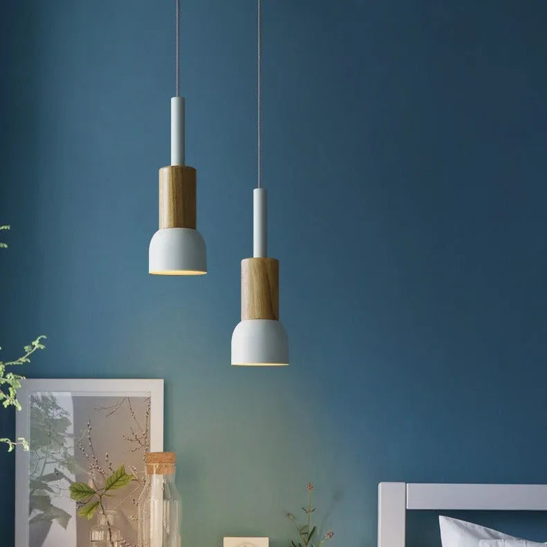 Nordic 3W LED night light in warm glow on a bedside table