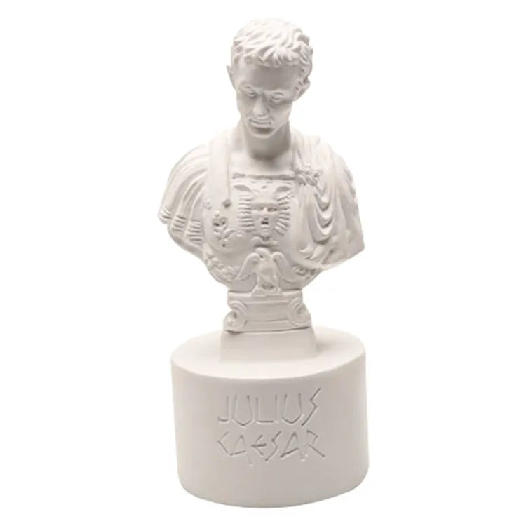White American creative character design synthetic resin pen holder for desk organisation