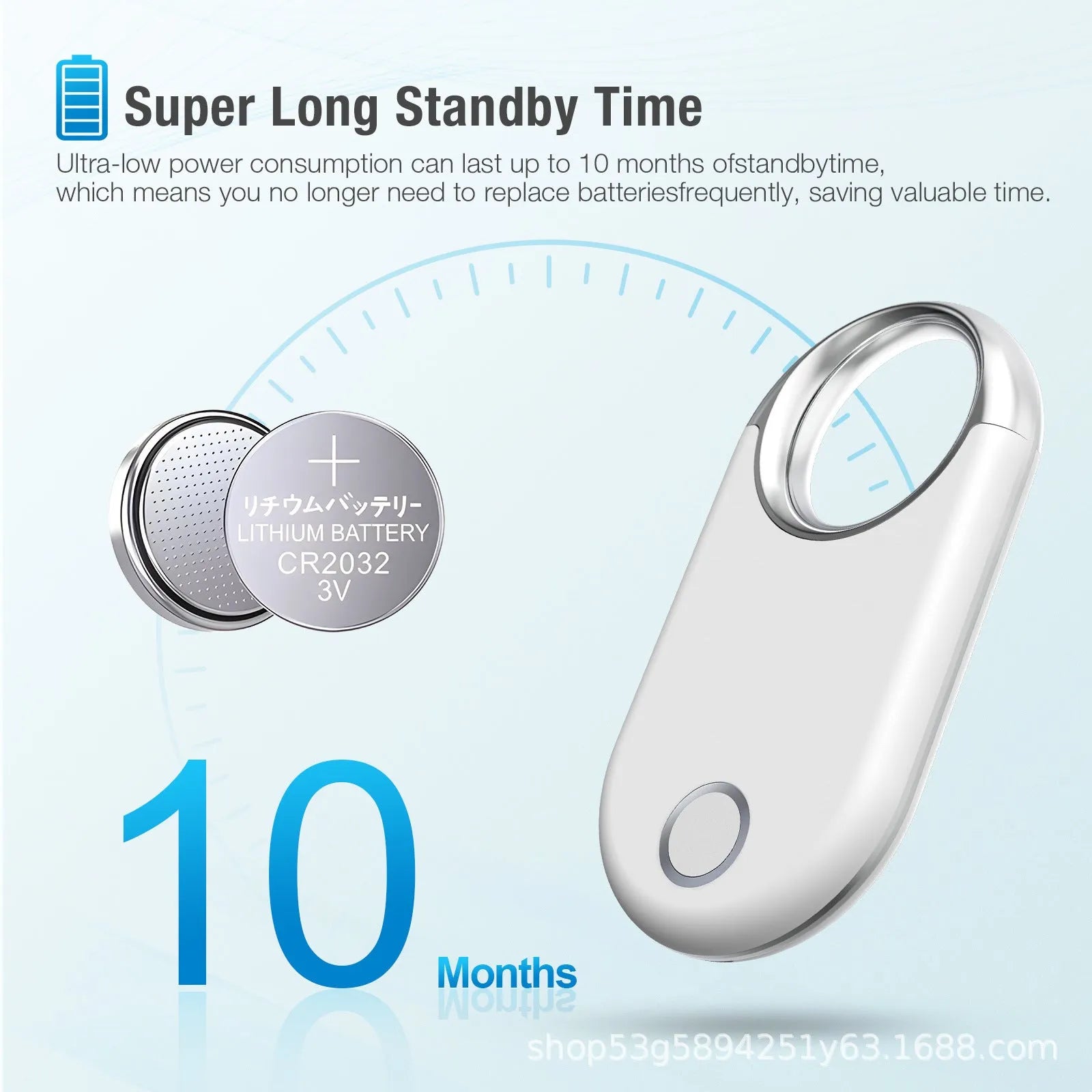Compact black and white GPS anti-lost tracker for pets and children with USB port