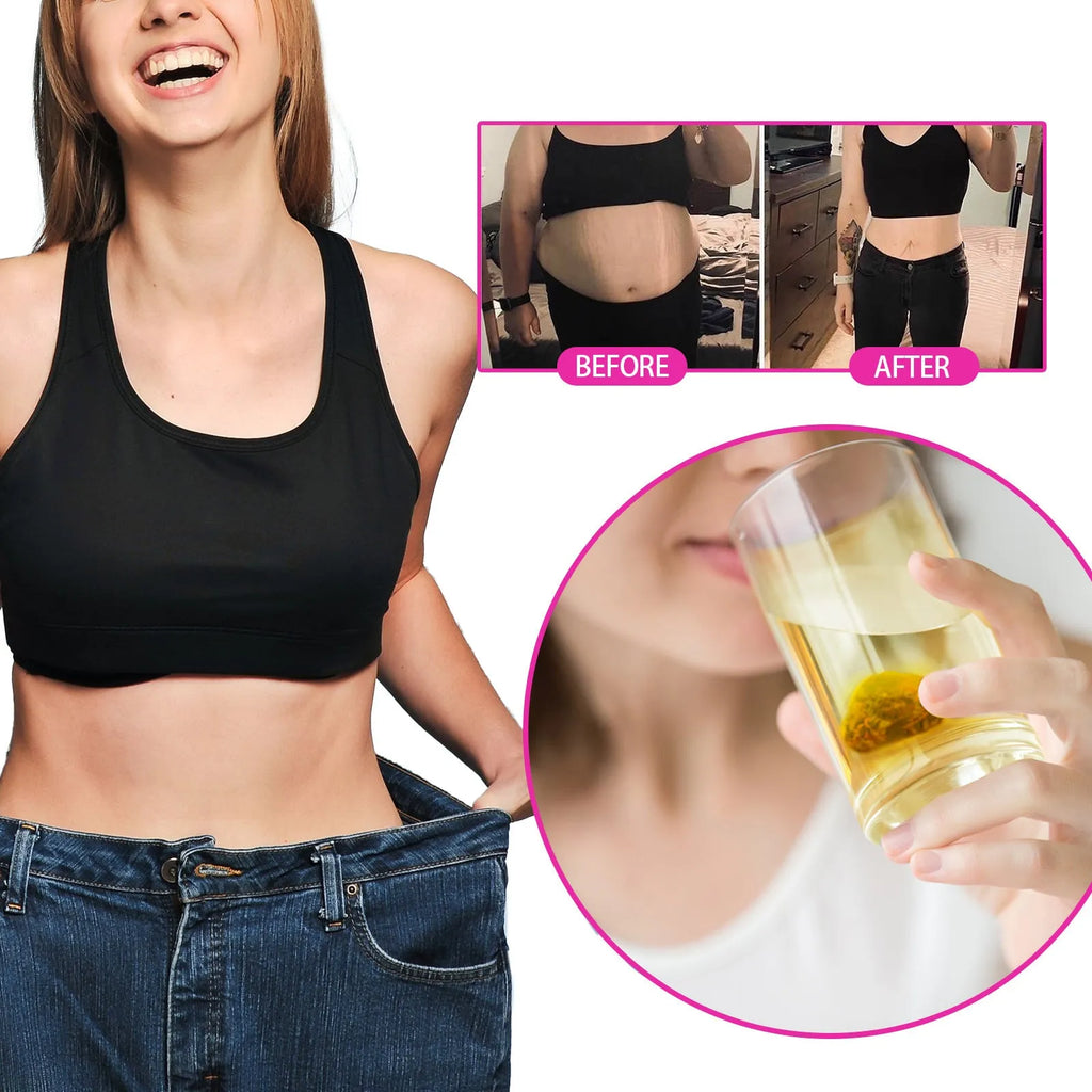 28-piece packet of slimming green tea body care kit for universal skin types