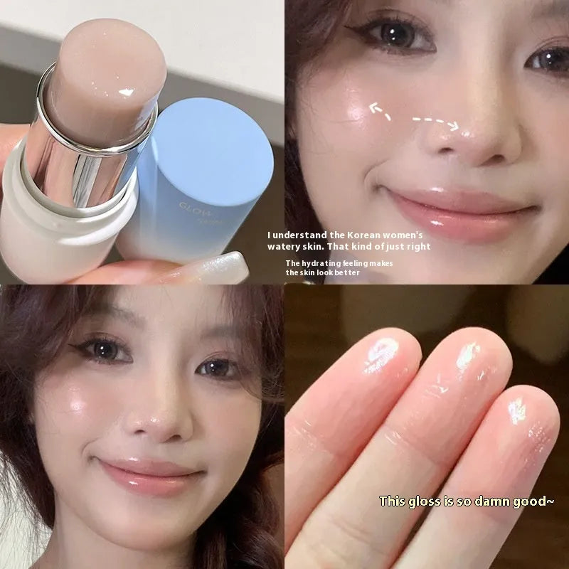 Fake Plain Face Water Light Facial Repair Highlighter compact in 6g size