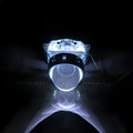 25-inch LED headlight 76mm round aviation aluminium alloy IP55 for cars in white colour.