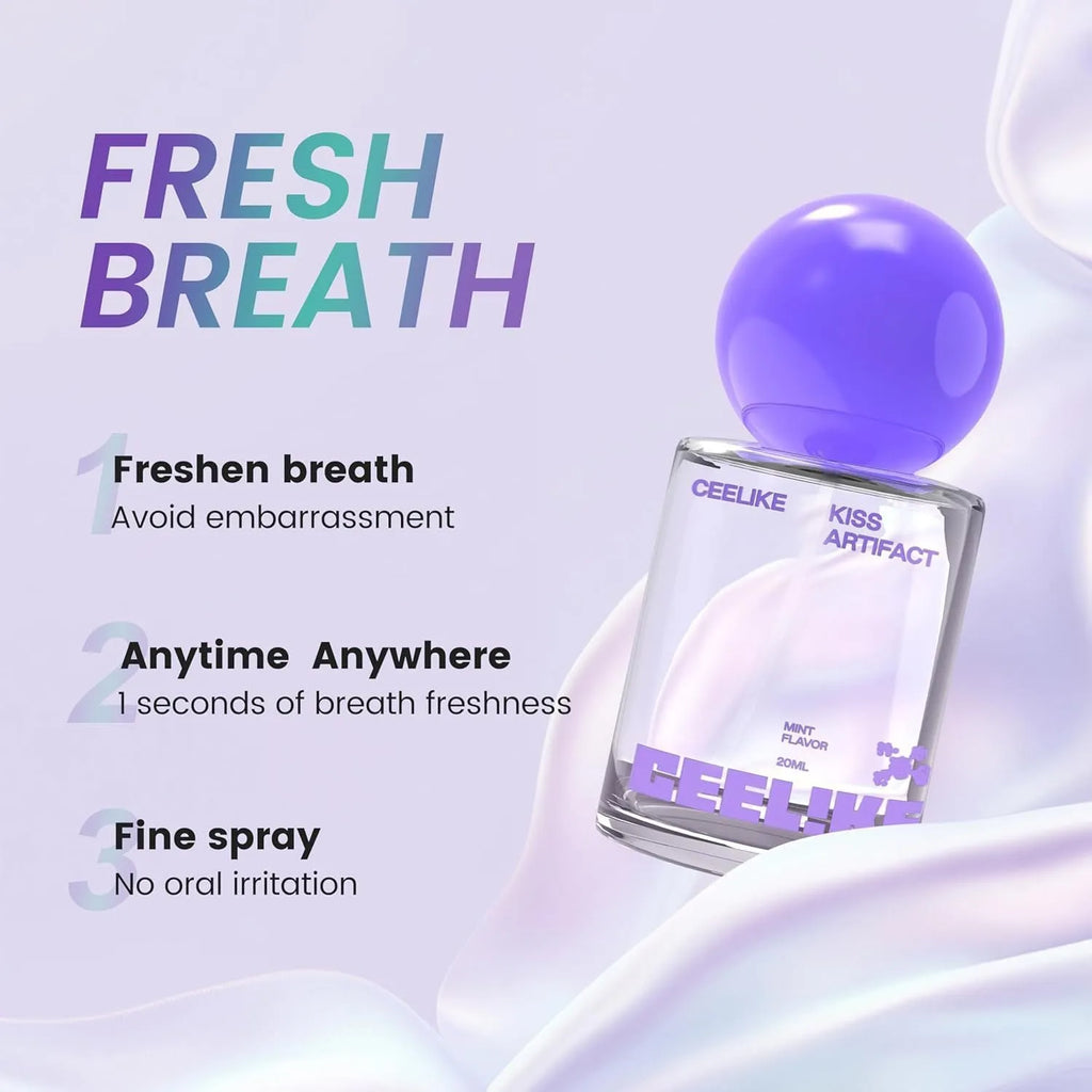 20ml capacity oral probiotic spray bottle with hydrating formula for portable personal care