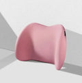 Memory cotton car cushion set showing headrest and back cushion in available colours