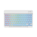 10-inch wireless Bluetooth keyboard with colourful LED backlighting for tablets