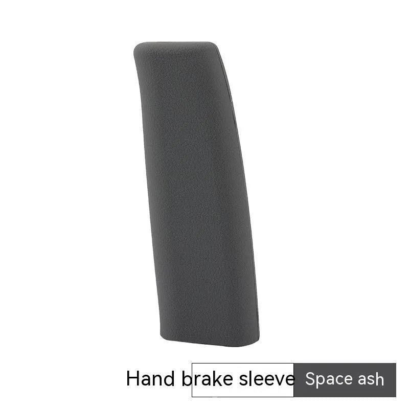 Universal silicone handbrake sleeve in black grey beige red blue colours 12cm length