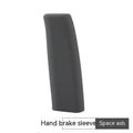 Universal silicone handbrake sleeve in black grey beige red blue colours 12cm length
