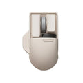 Xiaoqiao three-mode wireless mouse in Tofu colour showing ergonomic shape and multiple buttons