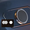 Obsidian black alloy magnetic mobile phone holder with centripetal force design