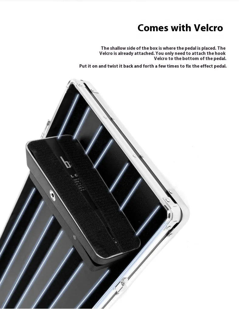 Black trumpet flight case with aluminium corner protection and foam interior padding