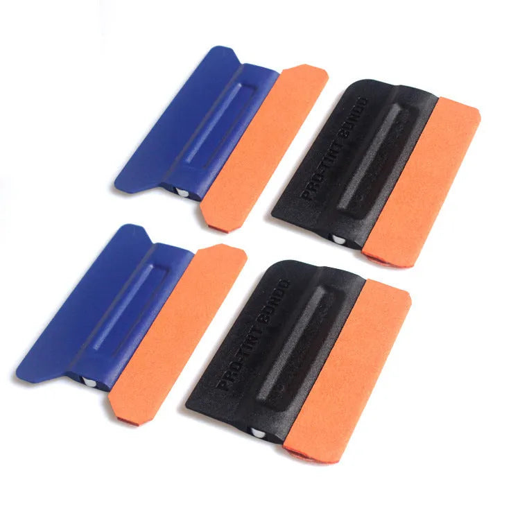ABS plastic film scraper tool for car colour changing films with four scraping head options