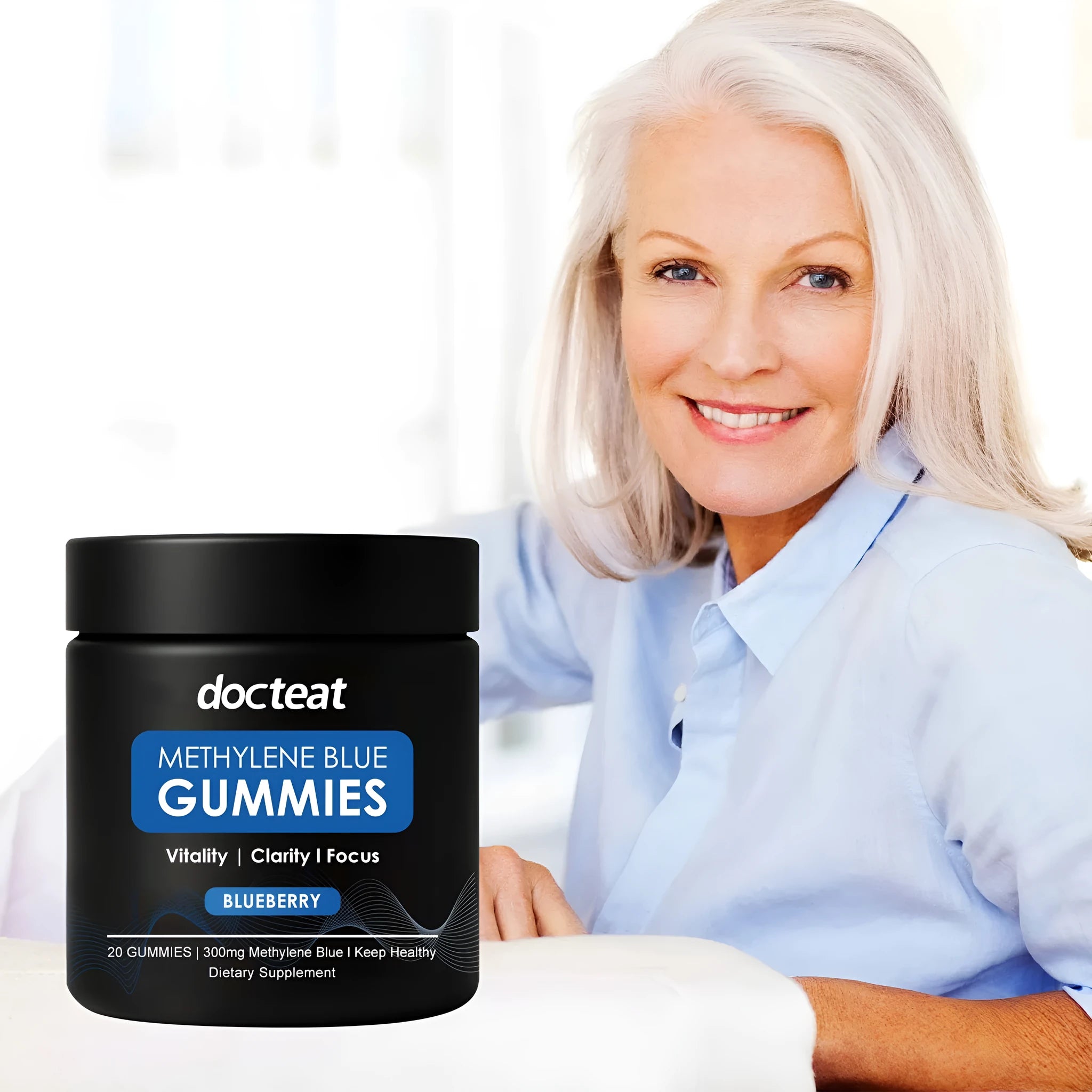 Pack of 20 fruit-flavoured soft candy gummies for skin care and dietary supplementation.