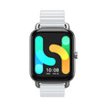 S4PLUS LS11 black smart sports watch showing AMOLED display with fitness metrics.