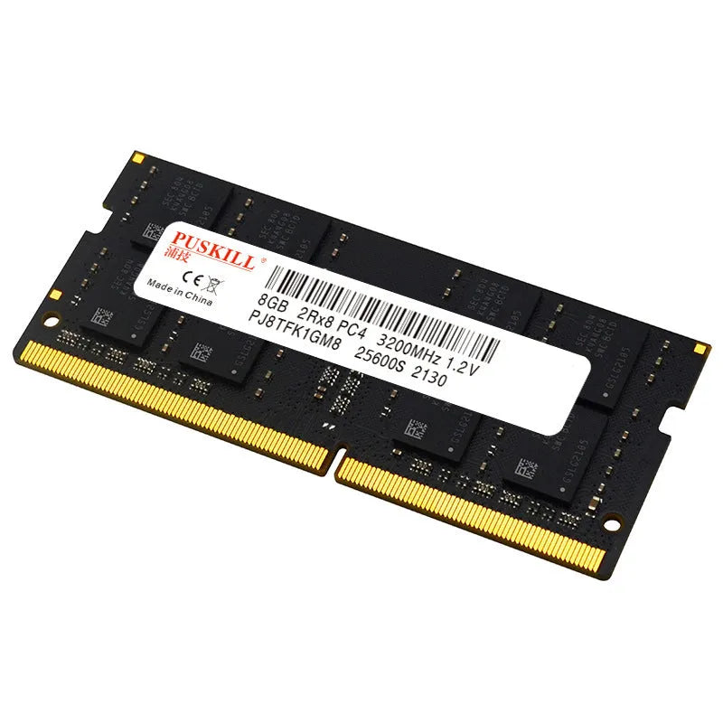 Single DDR4 laptop memory module (SODIMM) for notebook RAM upgrade
