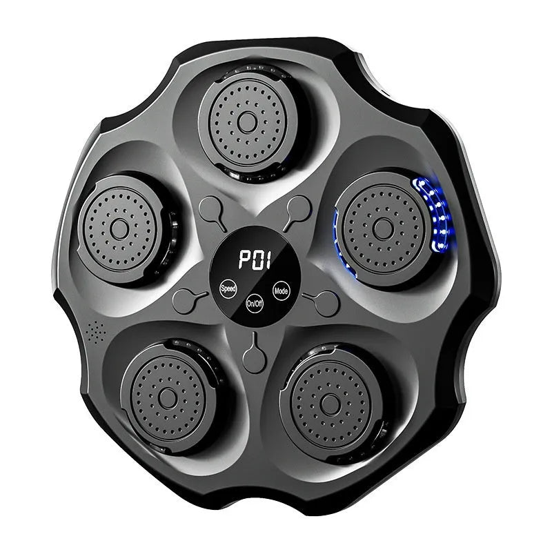 Bluetooth music boxing wall target hanging on a wall with adult and children boxing gloves