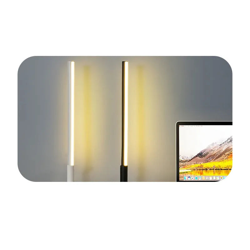 Black retro aluminium LED atmosphere lamp with 14cm diameter 48.5cm height dimensions