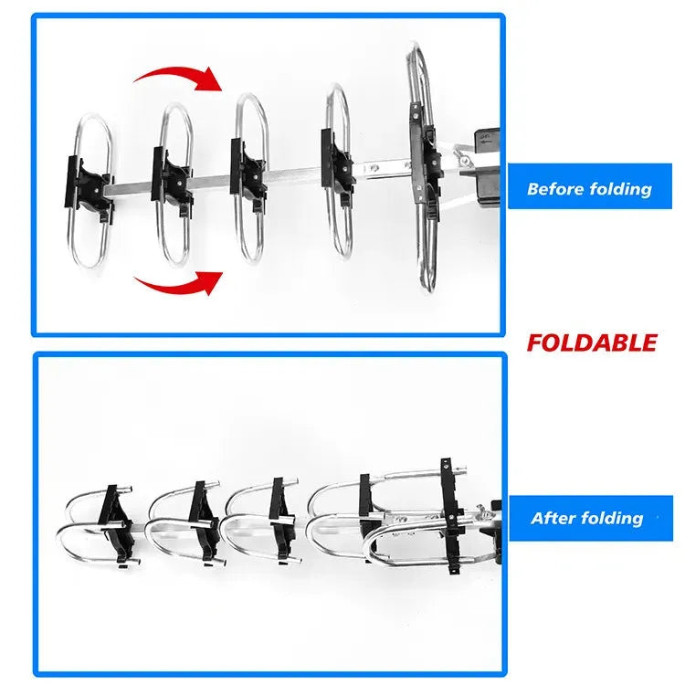 GR-1002 outdoor rotatable high gain digital television antenna receiver
