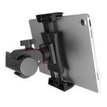 Black ABS mobile phone bracket for bicycle handlebars weighing 242g