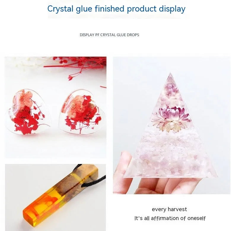 1kg bottle of clear epoxy resin 31 crystal glue for DIY craft projects