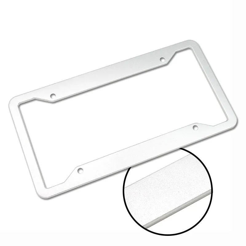 Aluminium alloy licence plate frame with stainless steel construction in 200x150mm dimensions