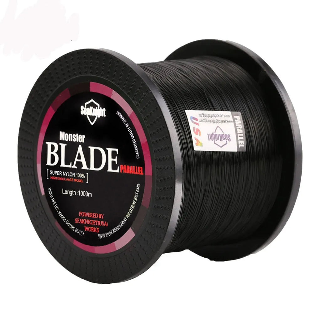Seaknight1000 M nylon fishing line spool in selected colour and diameter for mainline or sub-line use.