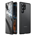 Samsung Galaxy S24 Ultra magnetic mirror phone case in metal construction showing colour options.