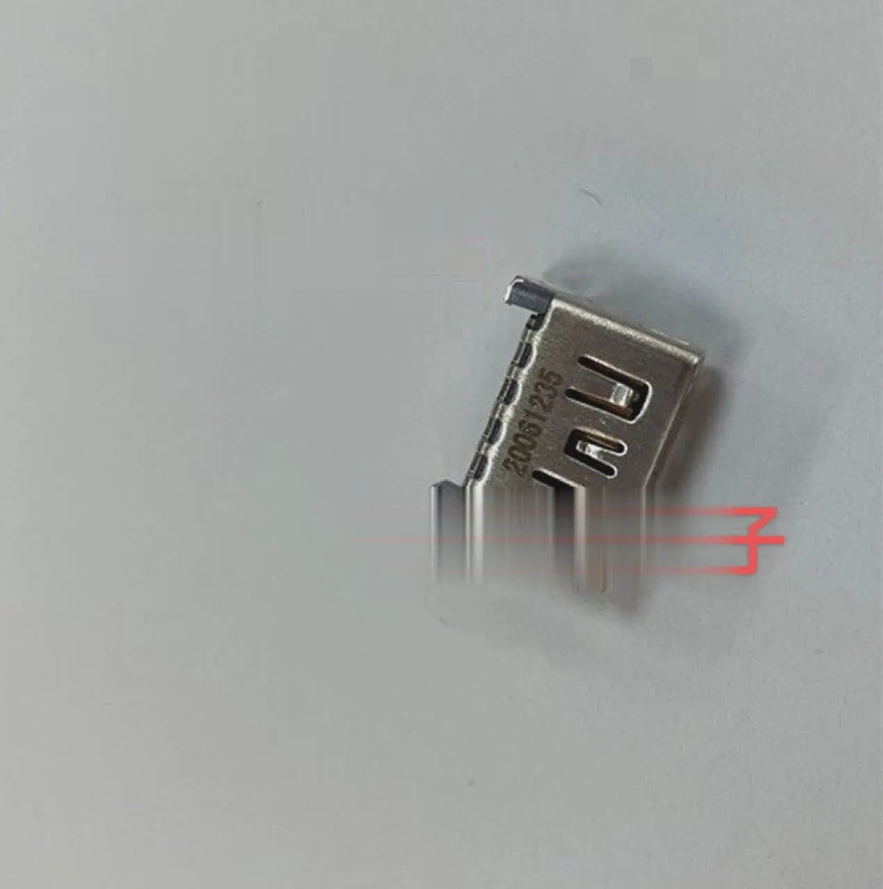 Silver HDMI host interface socket for computer gaming accessories port replacement