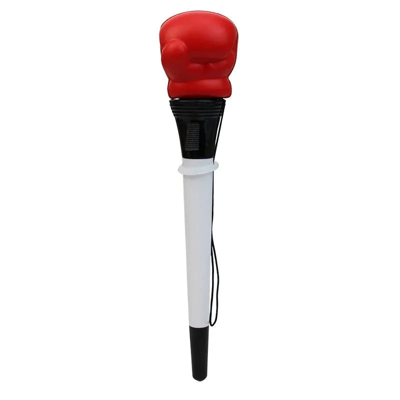 Four boxing press ejection pens with plug-in sleeve mechanism and black refills