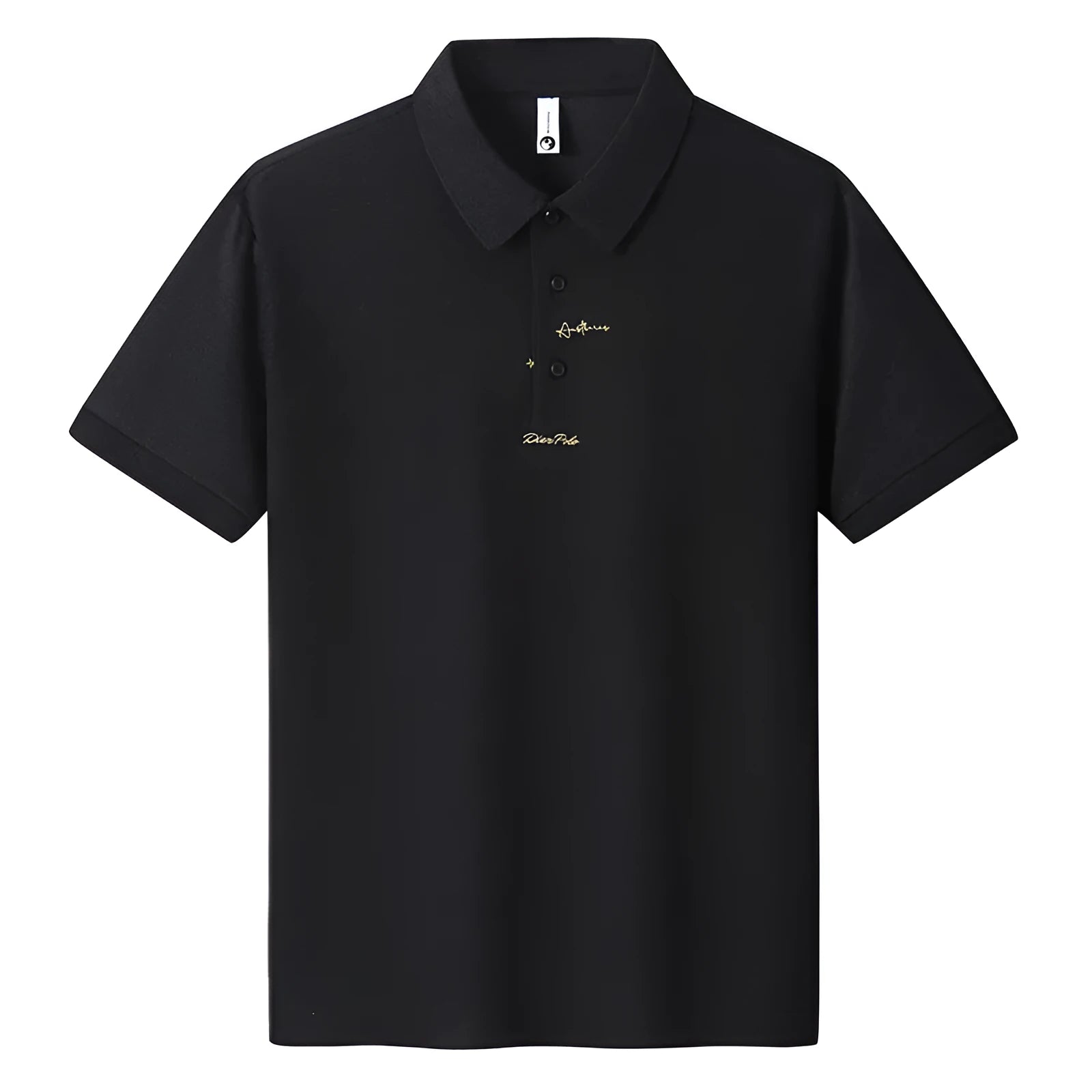 Men's loose fit casual cotton t-shirt in white, shown front-on, with short sleeves.