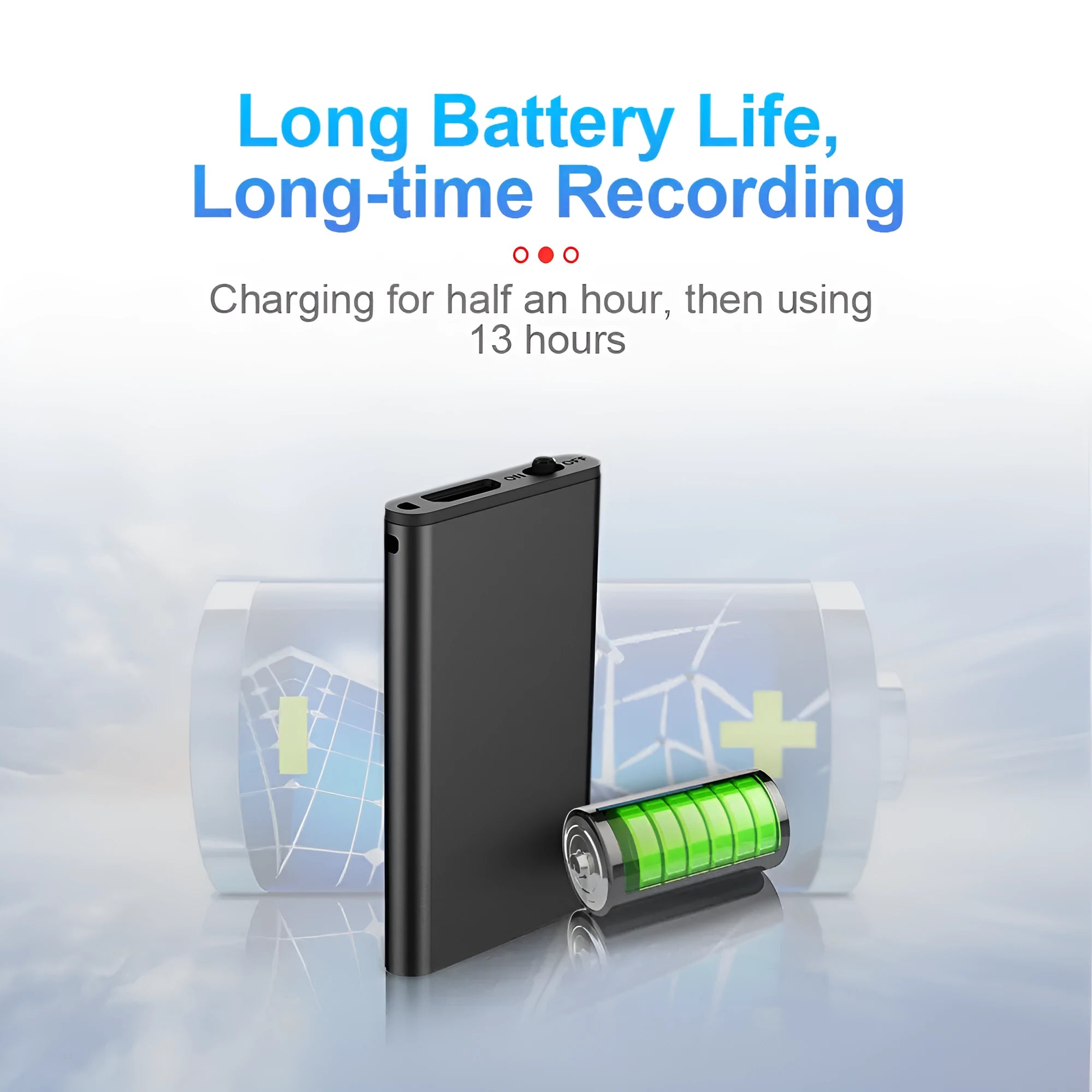 Cross-border English Q1 encryption recording pen with aluminium alloy shell and micr interface