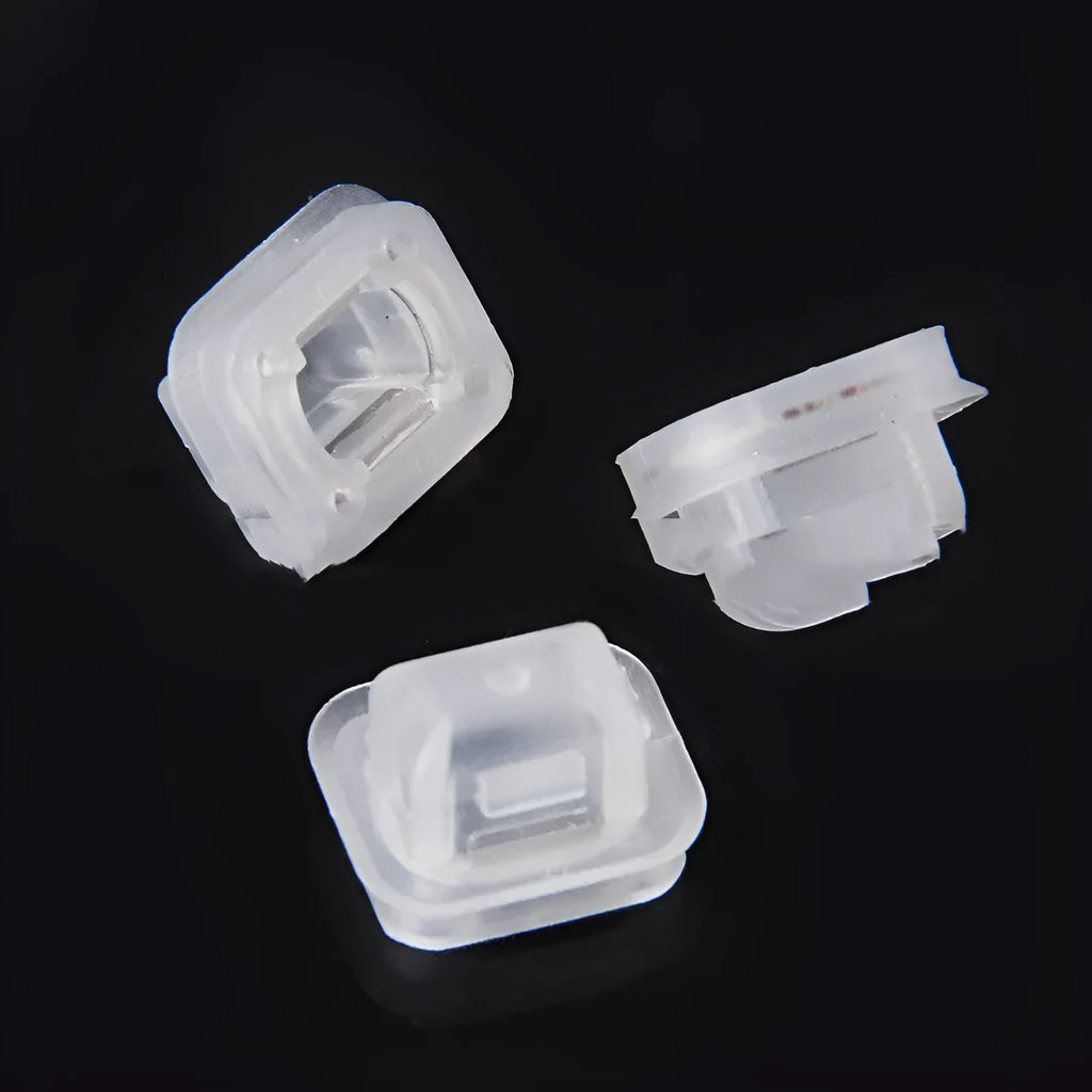 BMW 5 Series 7 Series interior plastic fasteners with transparent colour and peach wood exterior