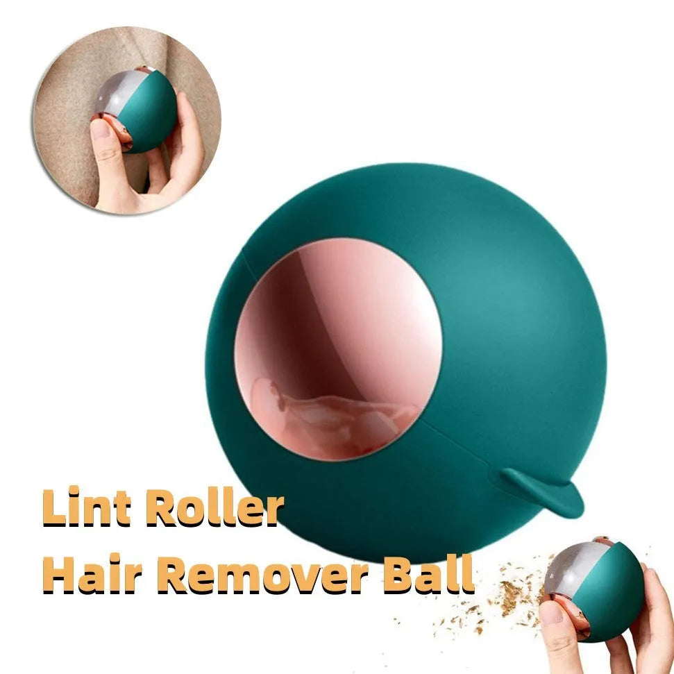 Reusable gel lint roller in a metallic colour option for pet hair and lint removal.