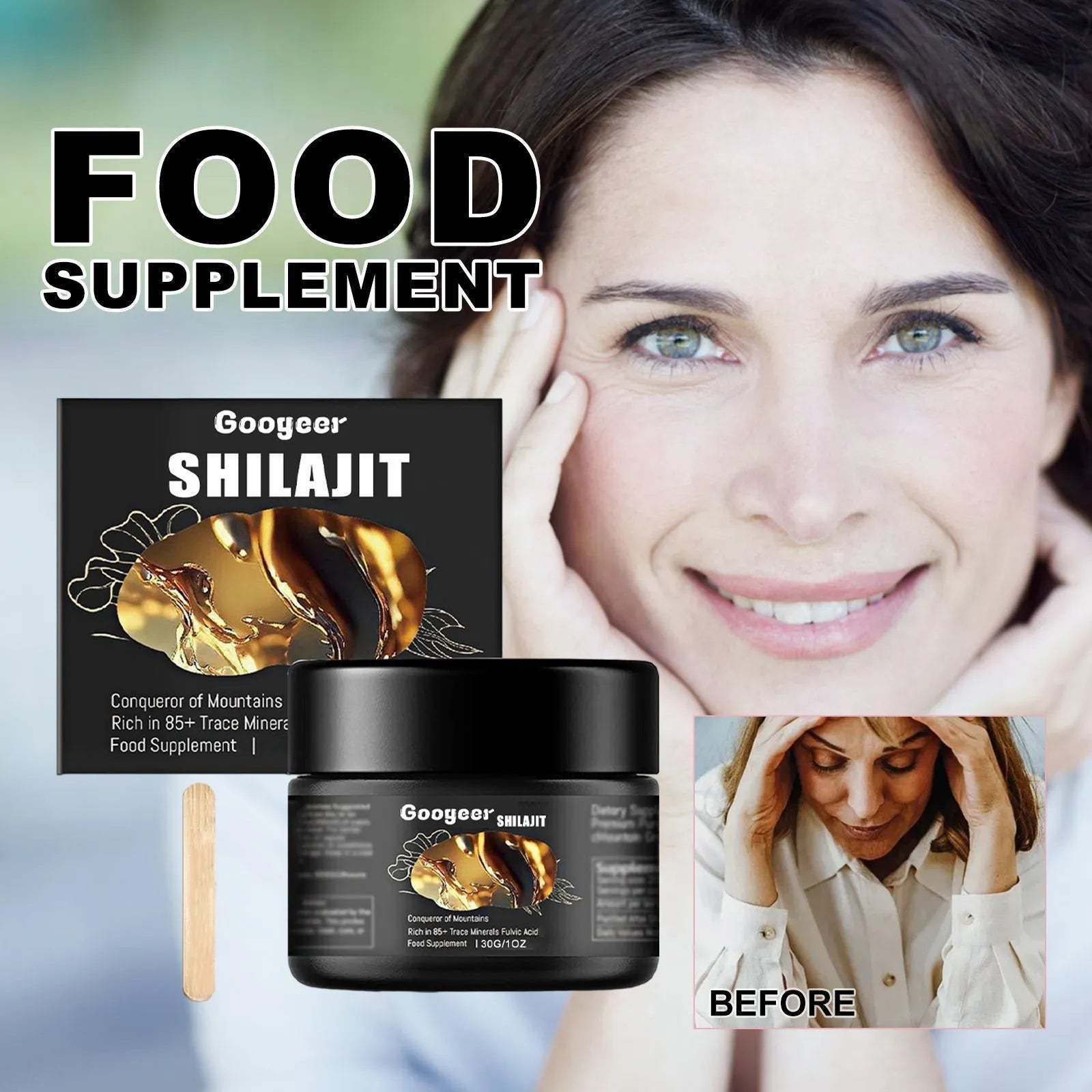 30g body care solution kit with universal formulation for all skin types including application agents